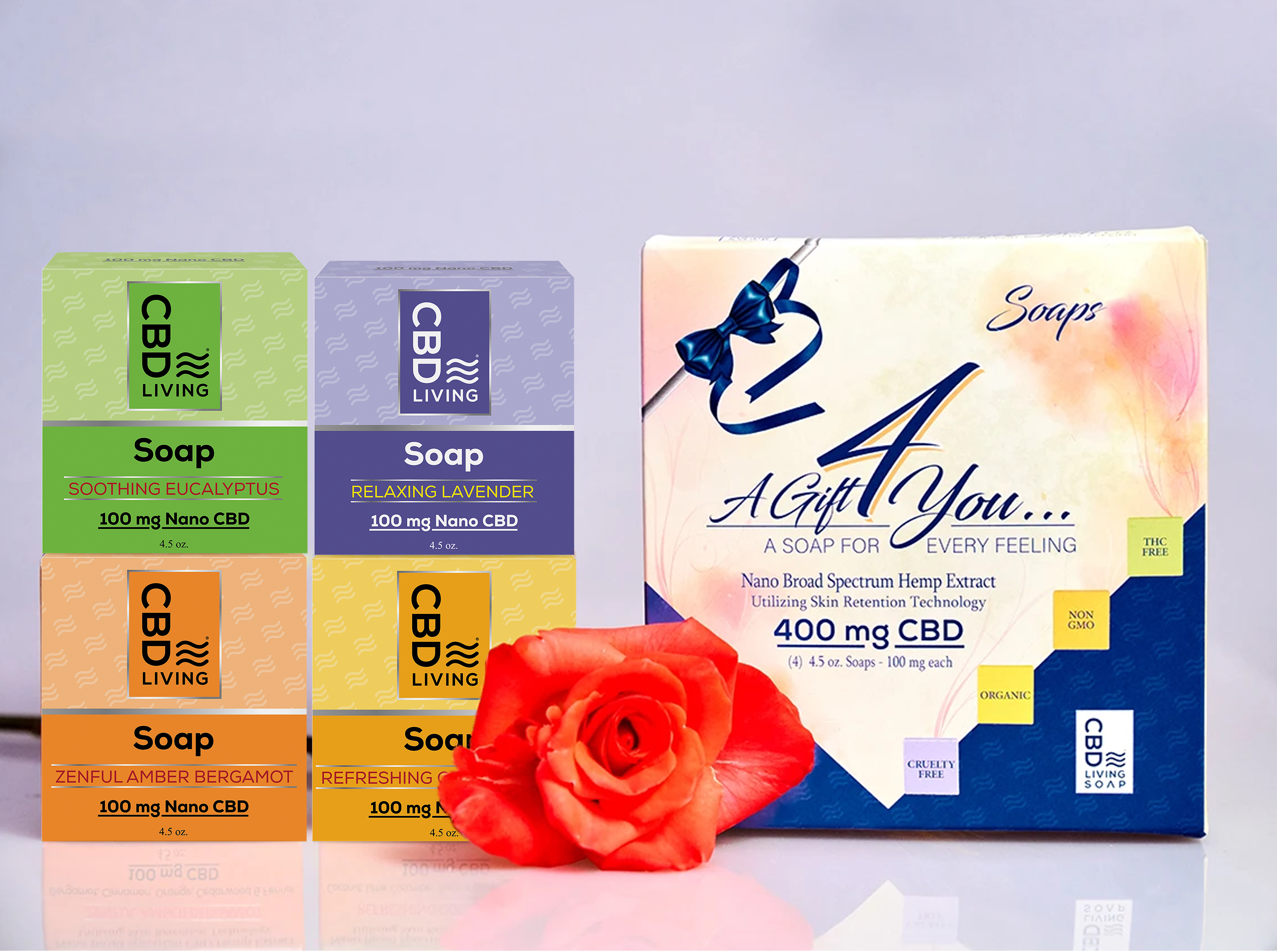 CBD Living Bundles | CBD Spa Sets & Bath Soaps Gifts