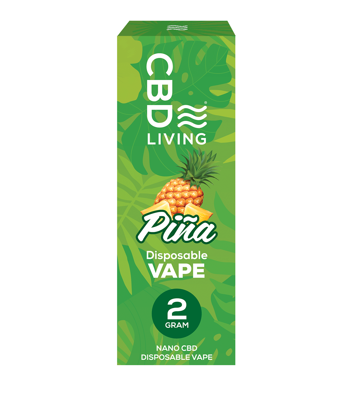CBD Living Pina Colada Disposable Vape - 2g Fruity Bliss CBD Living Pina Colada Disposable Vape - 2g Fruity Bliss
