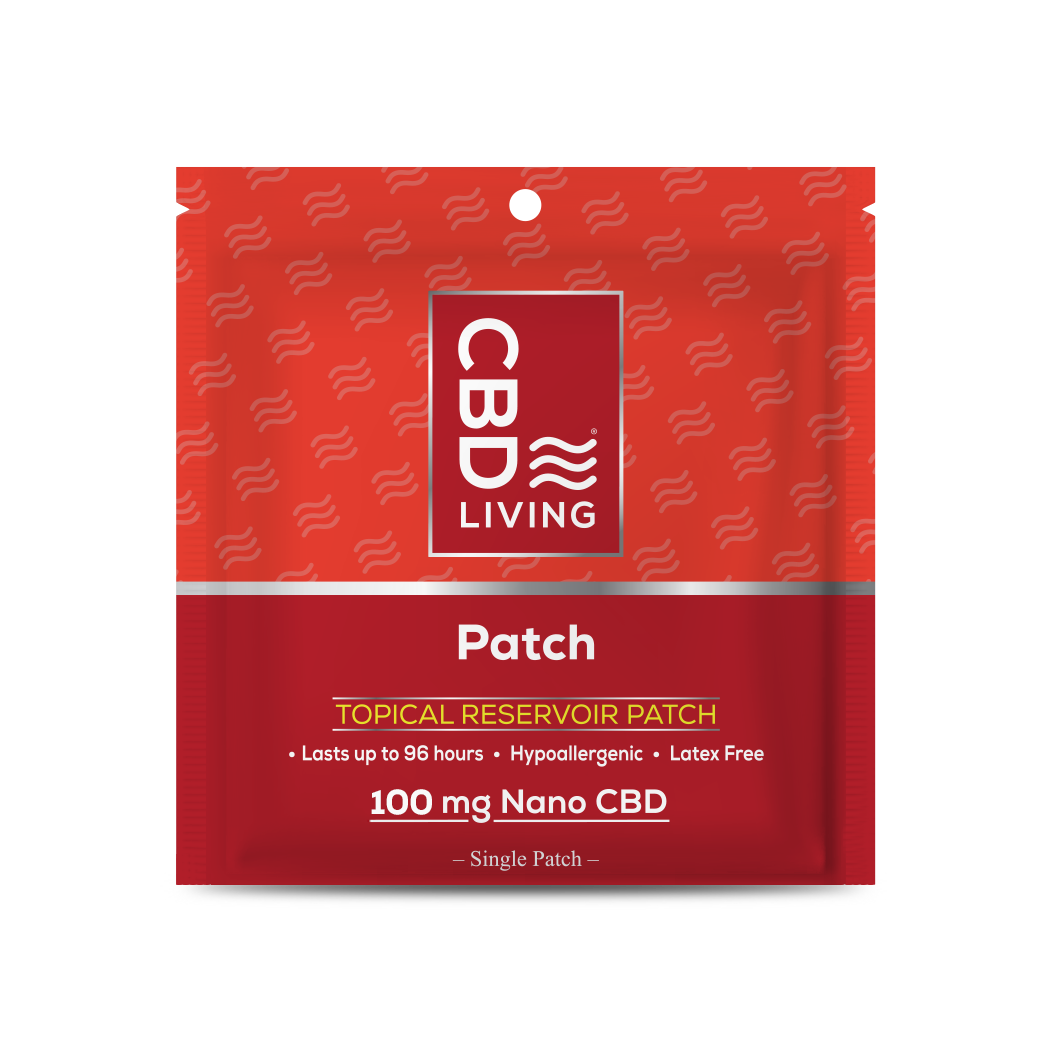CBD Living topical reservoir Patch - 100mg Nano CBD