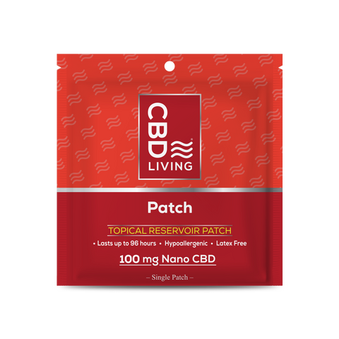 CBD Living topical reservoir Patch - 100mg Nano CBD