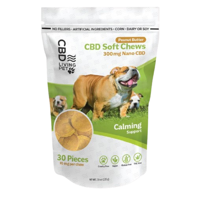 CBD Dog Chews Calming Peanut Butter - 300mg