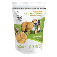 CBD Dog Chews Calming Peanut Butter - 300mg