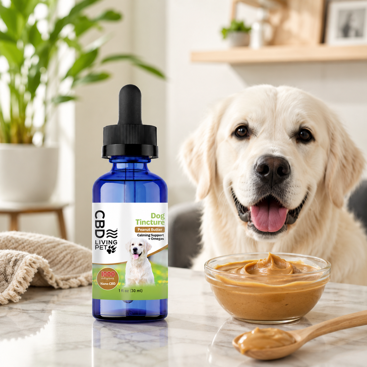 CBD Dog Calming Tincture 1000mg