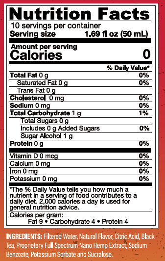 Smoking Dog THC Raspberry Sweet Tea