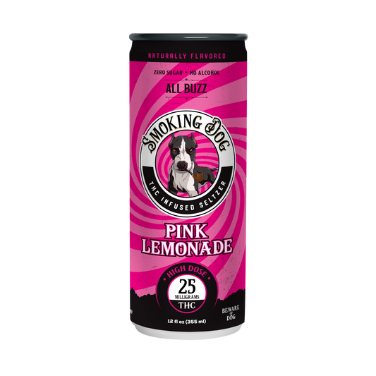 Smoking Dog THC Pink Lemonade 25mg Seltzer