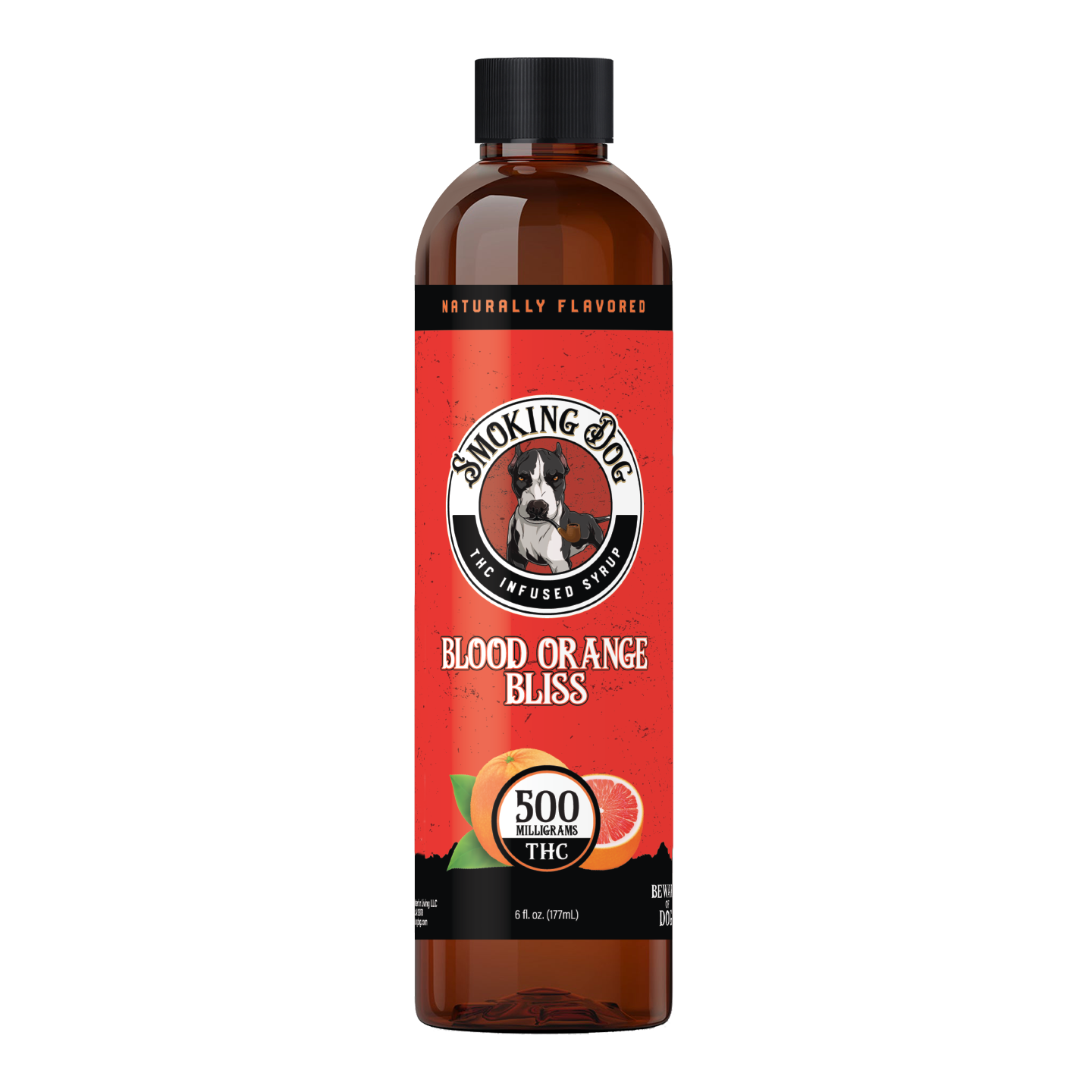 Smoking Dog THC Syrup Blood Orange Bliss - 500mg