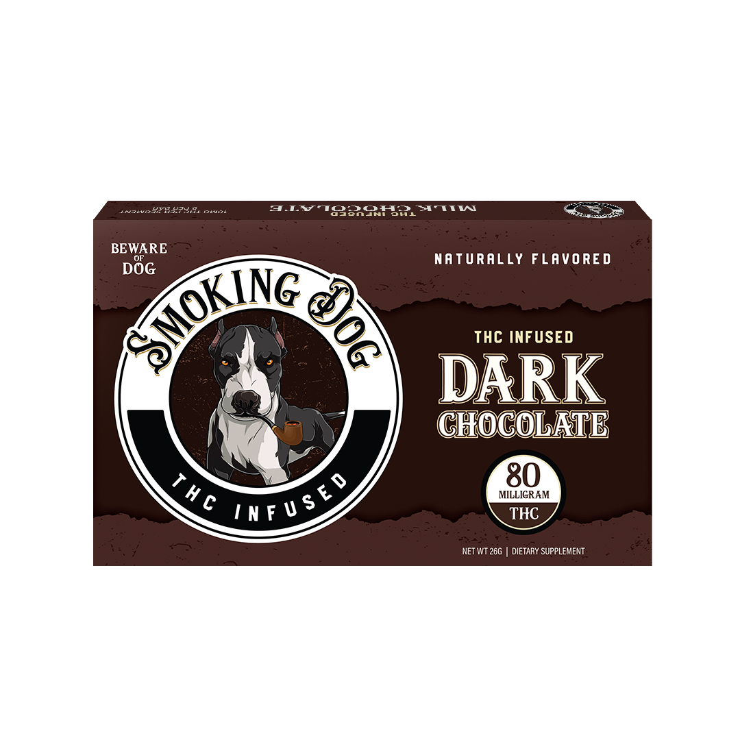Smoking Dog THC Chocolate Bar 80mg