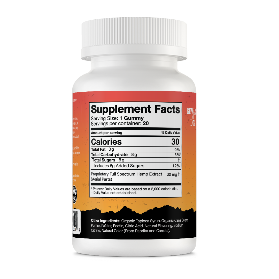 Smoking Dog THC Gummies Mango