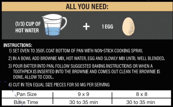 Smoking Dog THC Brownie Mix 500mg