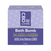 a box of lavender bath bomb