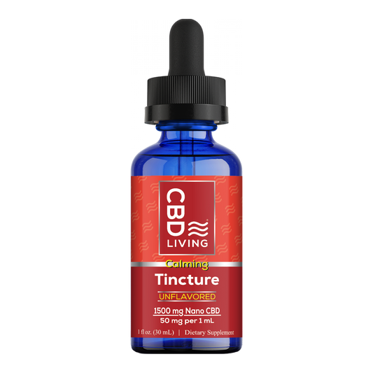 CBD Living Tincture Unflavord - 1500 Mg Nano CBD