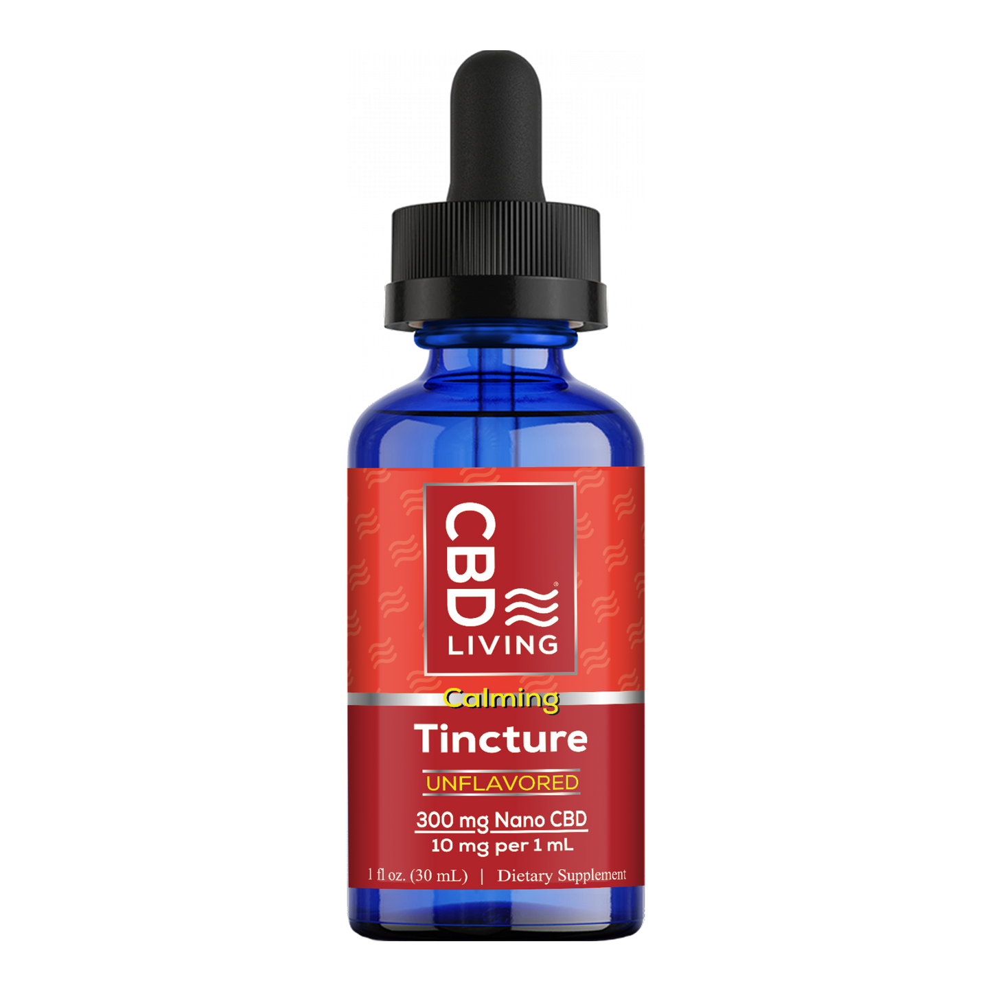 CBD Living Tincture Unflavord - 300 Mg Nano CBD