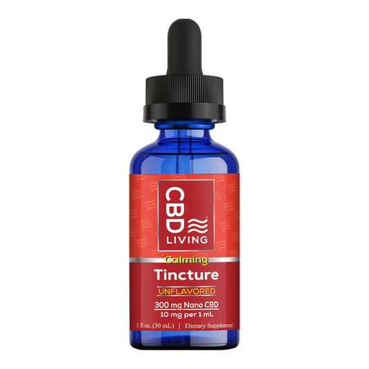CBD Living Tincture Unflavord - 300 Mg Nano CBD