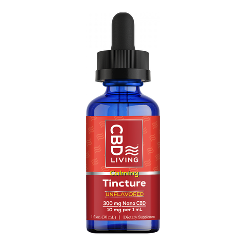 CBD Living Tincture Unflavord - 300 Mg Nano CBD