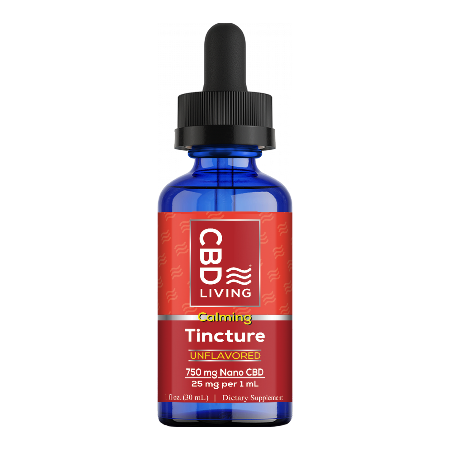 CBD Living Tincture Unflavord - 750 Mg Nano CBD