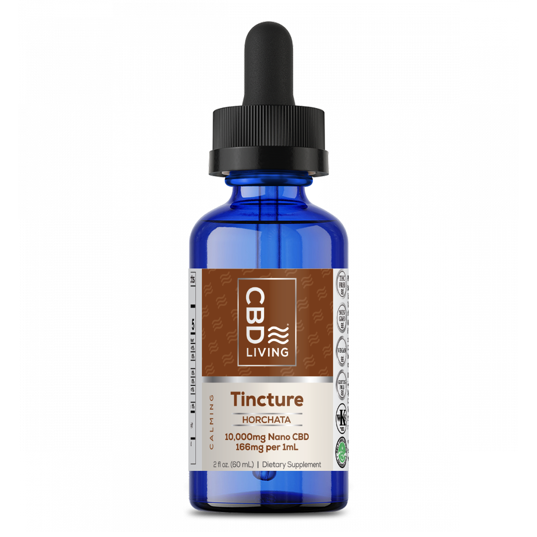 CBD Tincture - CBD Oil Drops Horchata 10000 mg  - CBD Living