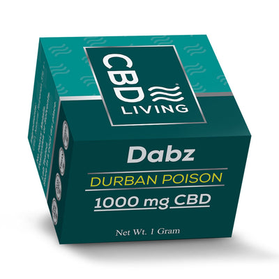CBD Dabz Shatter 1000 mg Durban Poison   - CBD Living