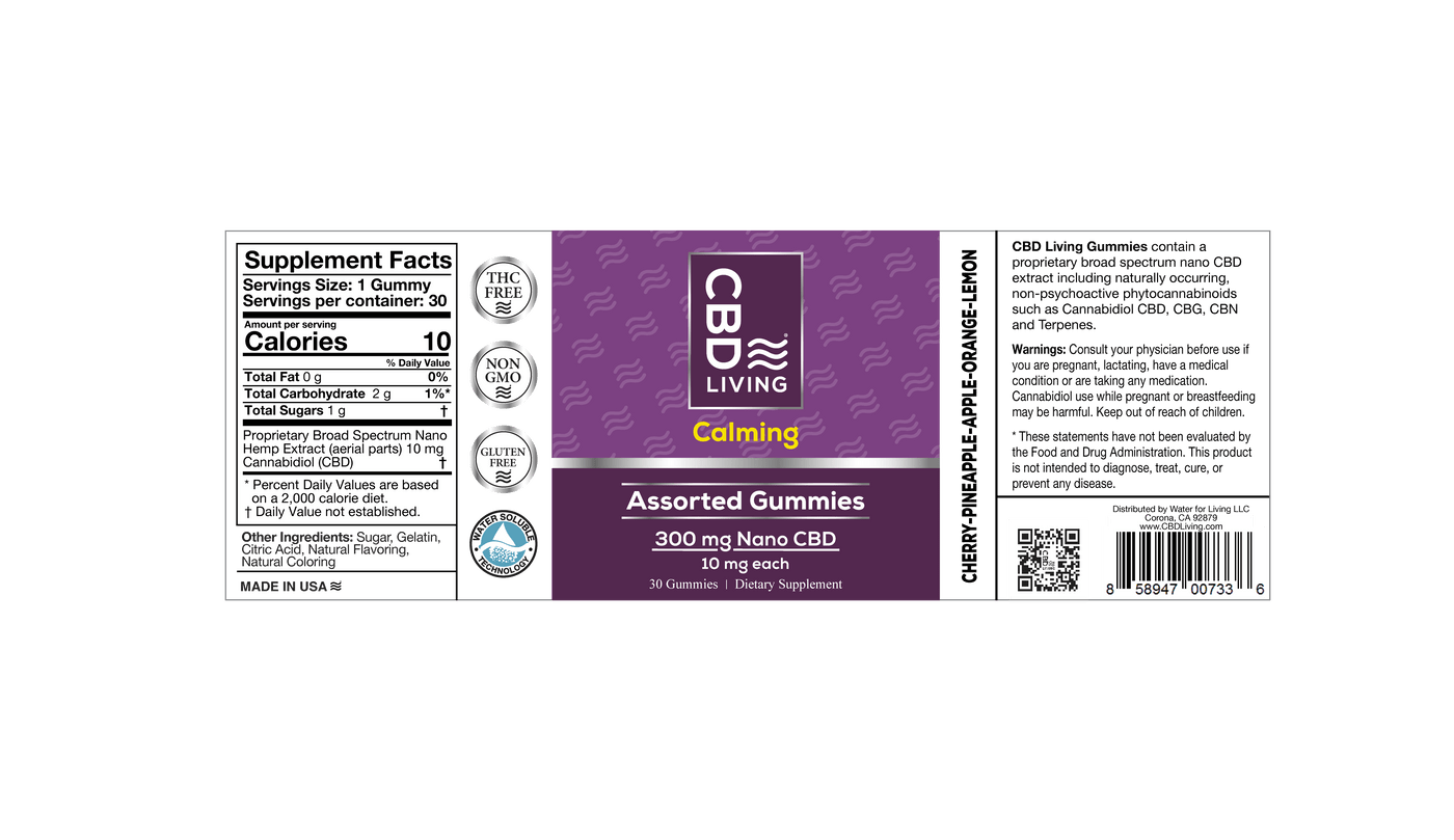 CBD Gummies - Assorted Flavors    - CBD Living