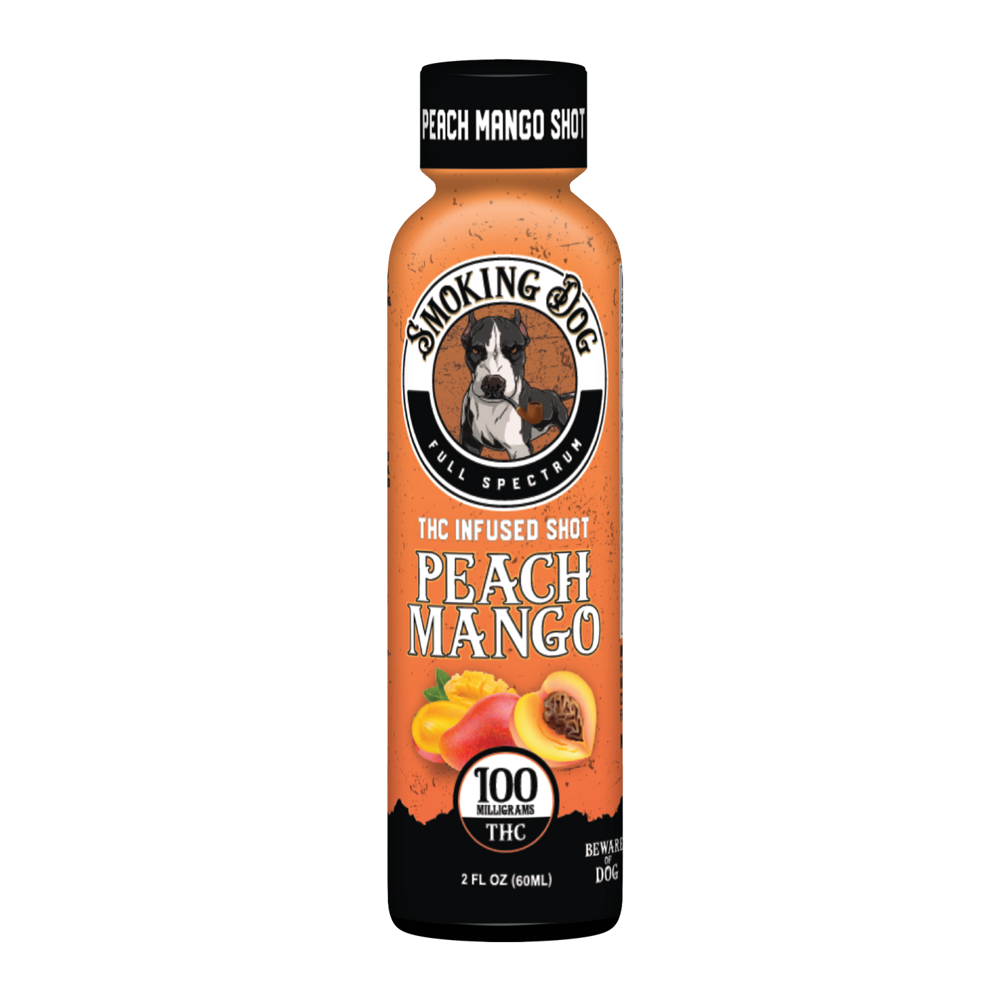 Smoking Dog Peach Mango THC Shot 100mg