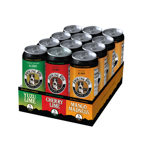 12 Pack Smoking Dog THC Mix Tray Seltzer 5mg