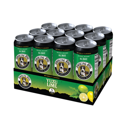 12 Pack Smoking Dog THC Yuzu Lime Seltzer 5mg