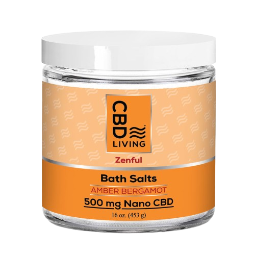 CBD Bath Salts Amber Bergamot