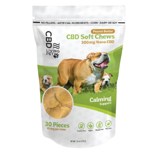 CBD Dog Chews Calming Peanut Butter