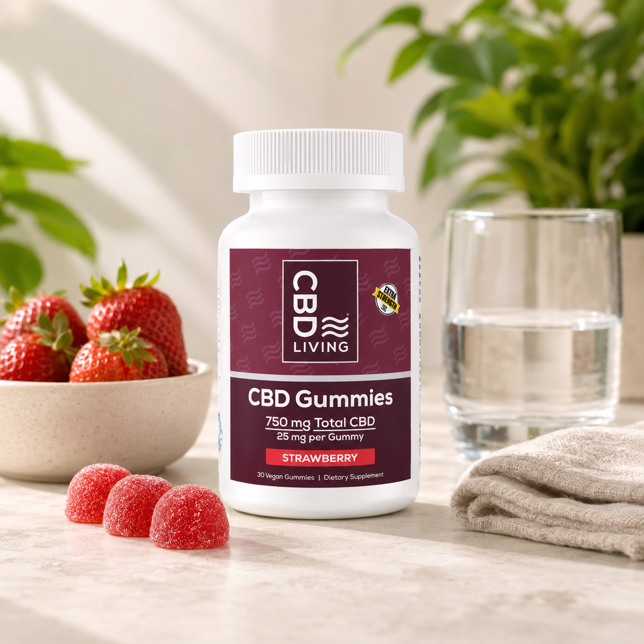 CBD Gummies Strawberry 750mg