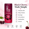 CBD Sparkling Water Black Cherry - 12 pack