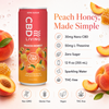 CBD Sparkling Water Peach Honey - 12 pack