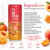 CBD Sparkling Water Peach Honey - 12 pack