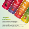 CBD Sparkling Water Mango Guava - 12 pack