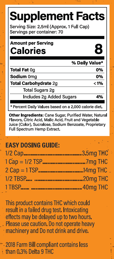 Smoking Dog THC Syrup Creamy Cloud Nine - 500mg