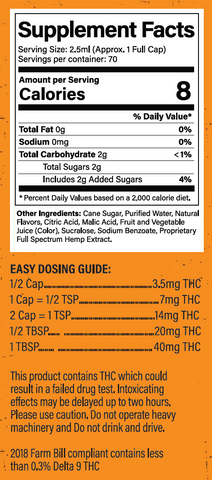 Smoking Dog THC Syrup Creamy Cloud Nine - 500mg