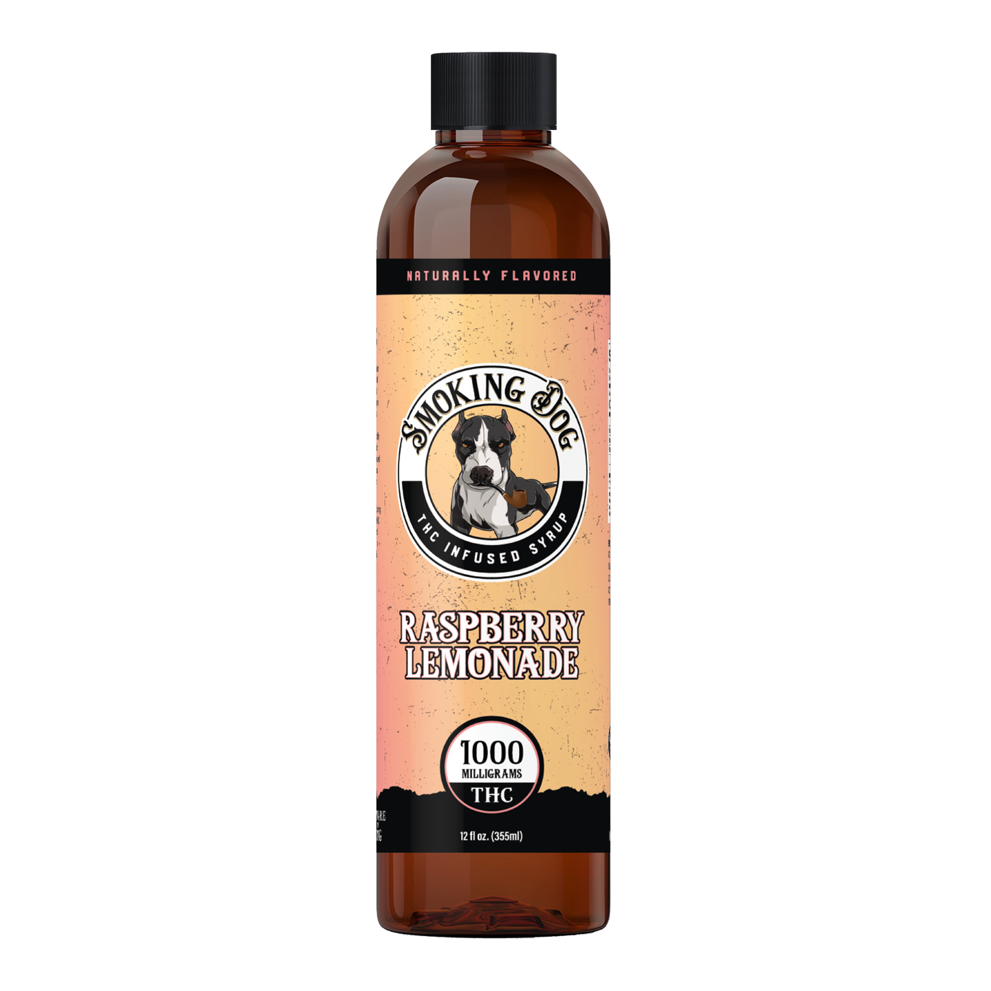 Smoking Dog THC Syrup Raspberry Lemonade - 1000mg