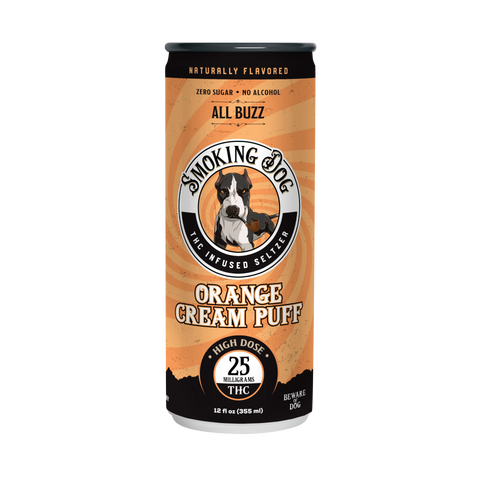 Smoking Dog THC Orange Cream 25mg Seltzer