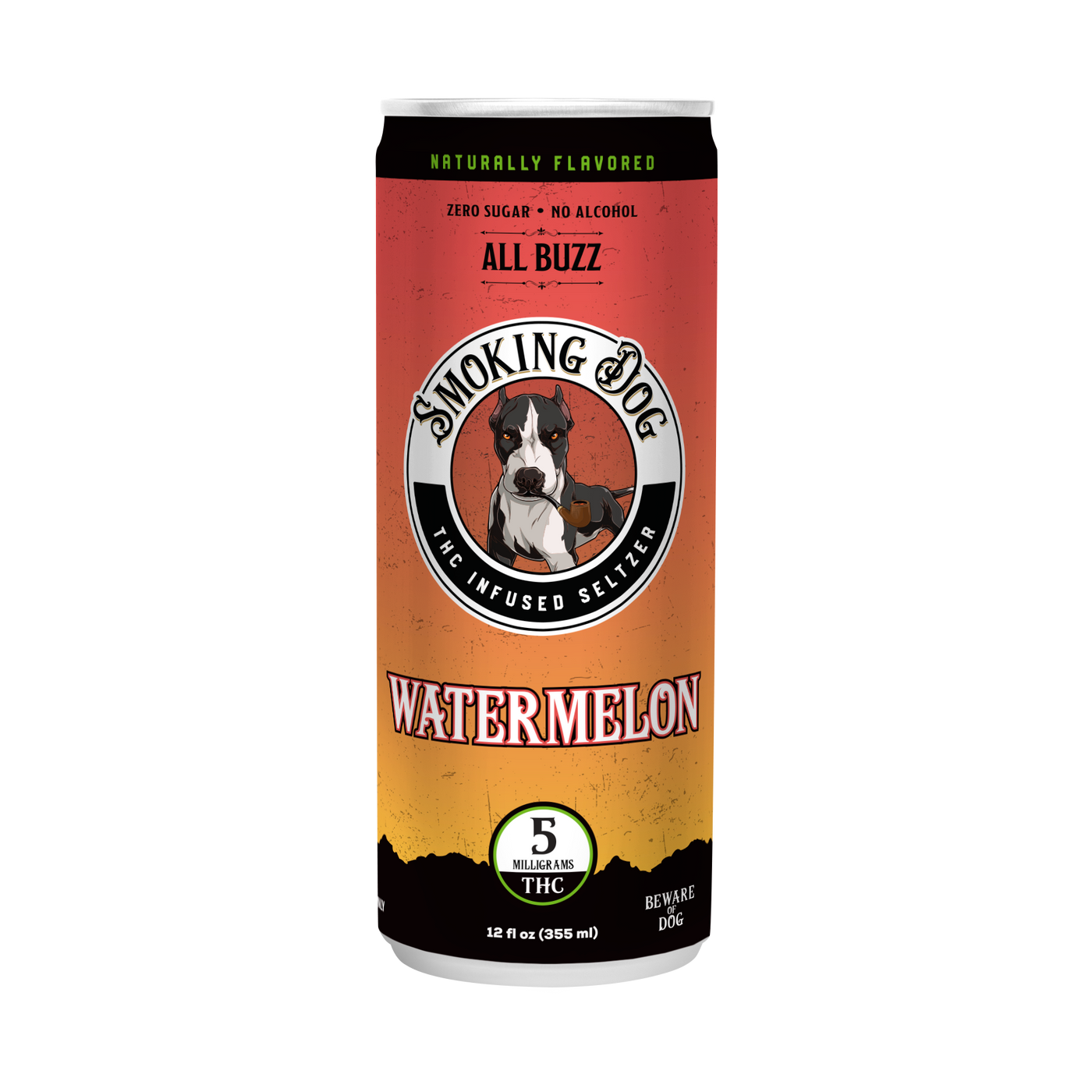 Smoking Dog THC Watermelon 5mg Seltzer