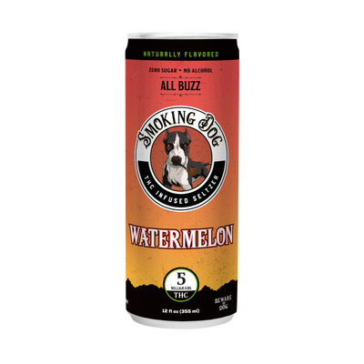 Smoking Dog THC Watermelon 5mg Seltzer