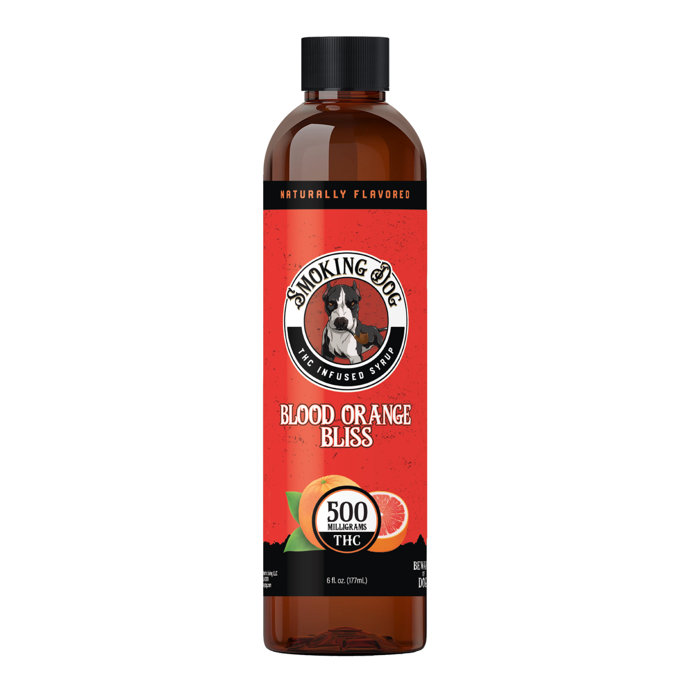 Smoking Dog THC Syrup Blood Orange Bliss - 500mg