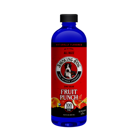 Smoking Dog THC Fruit Punch - Refreshing Flavor & Relaxation Blend  CBD  Living