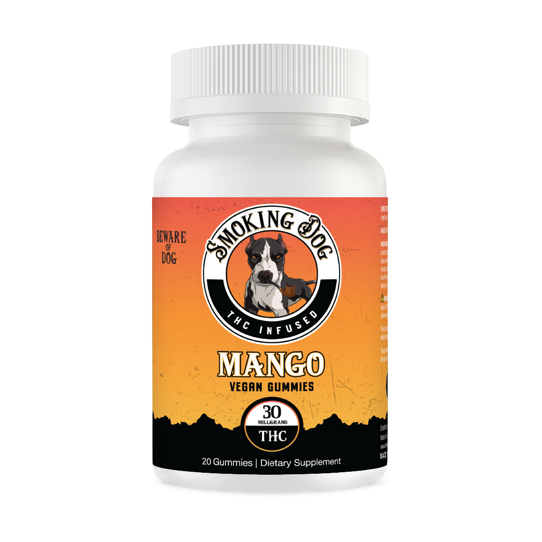 Smoking Dog THC Gummies Mango