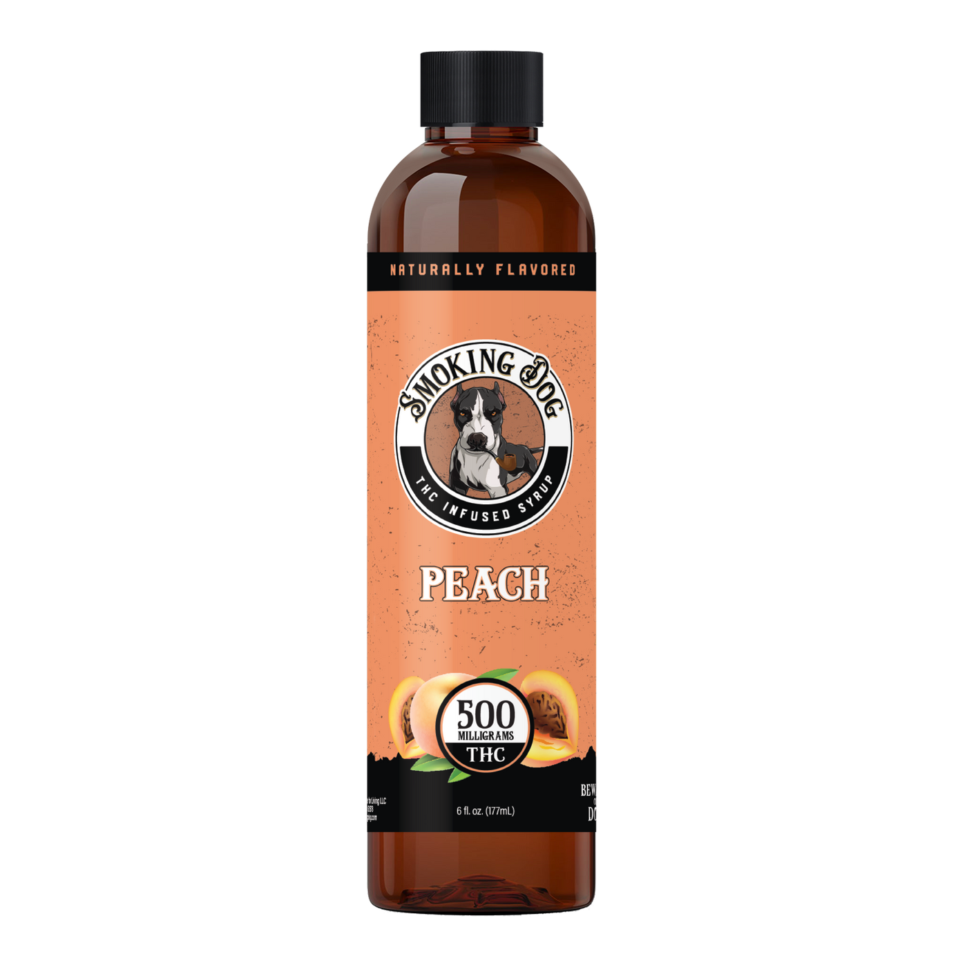 Smoking Dog THC Syrup Peach - 500mg