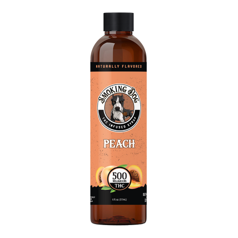 Smoking Dog THC Peach Syrup - 500mg | CBD Living Products Smoking Dog THC Peach Syrup - 500mg | CBD Living Products