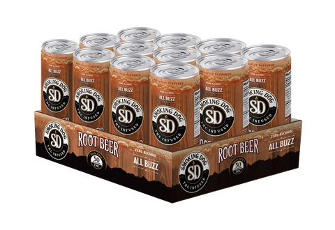 THC Infused Seltzer Root Beer 50mg - 12 Pack
