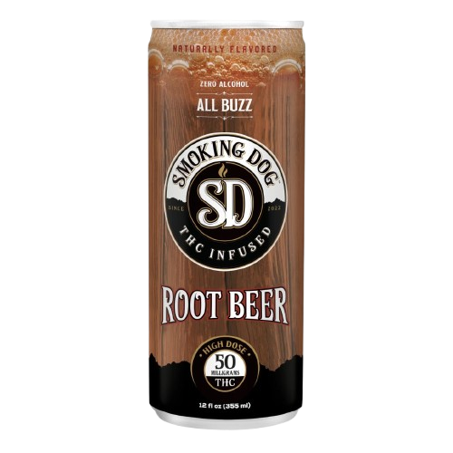 THC Infused Seltzer Root Beer 50mg - 12 Pack