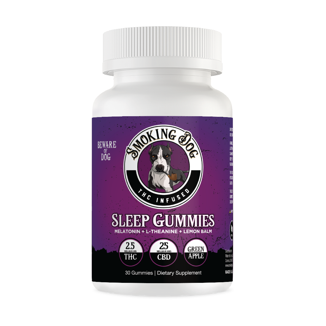 Smoking Dog Sleep Gummy old style