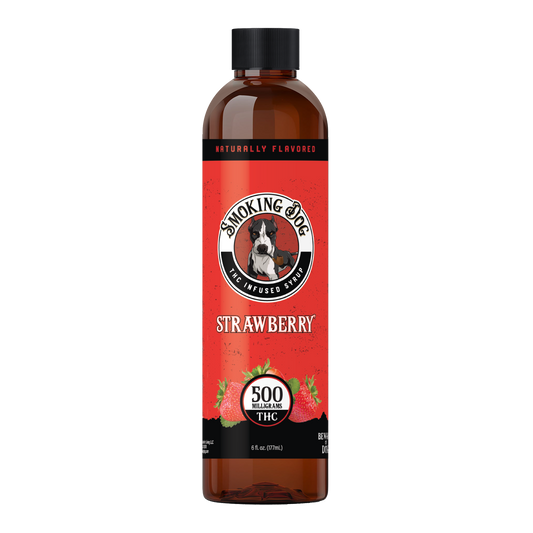 Smoking Dog THC Syrup Strawberry - 500mg