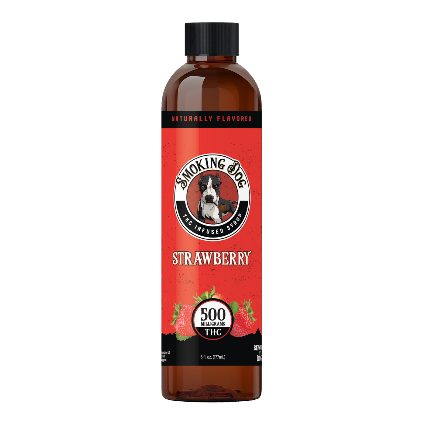 Smoking Dog THC Syrup Strawberry - 500mg