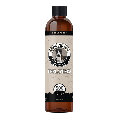 Smoking Dog THC Unflavored Syrup - 500mg | CBD Living Products Smoking Dog THC Unflavored Syrup - 500mg | CBD Living Products