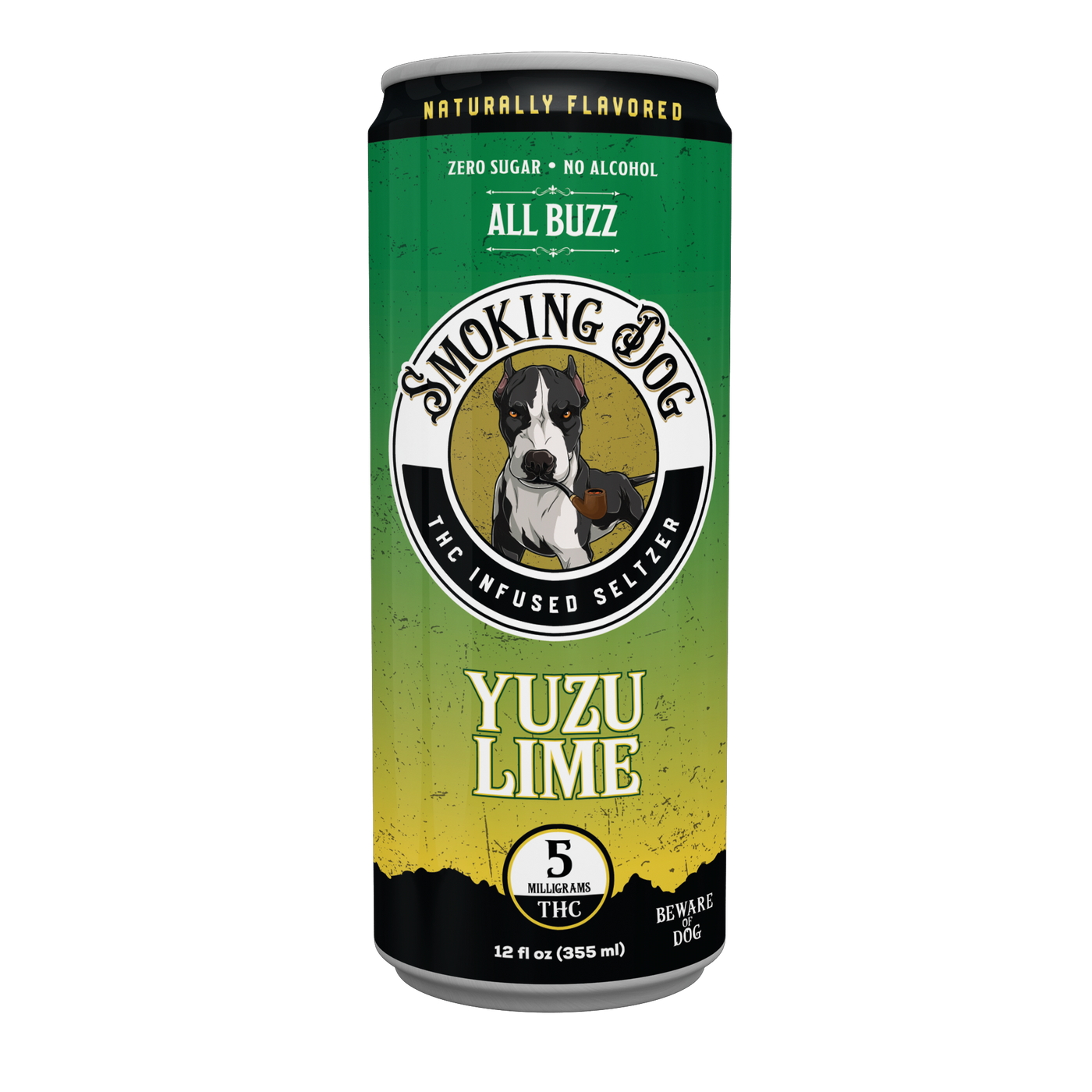 Smoking Dog THC Yuzu Lime Seltzer 5mg